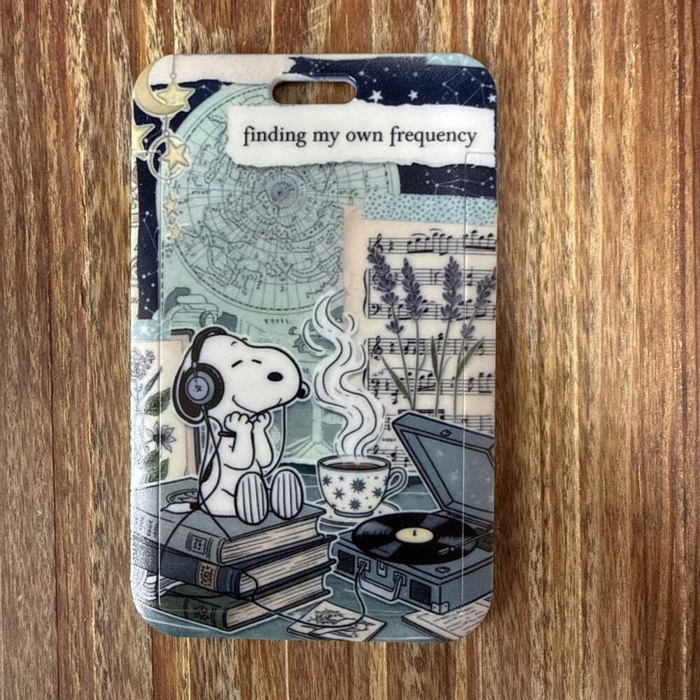 Snoopy Badge ID Holder